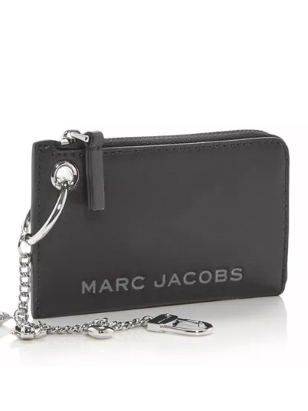 Marc Jacobs black coin charm leather case